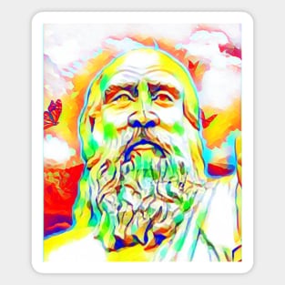 Diogenes Colourful Portrait | Diogenes Artwork 11 Magnet